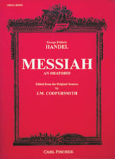 Messiah SATB Choral Score cover